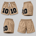 Tan 1010 Signature Shorts